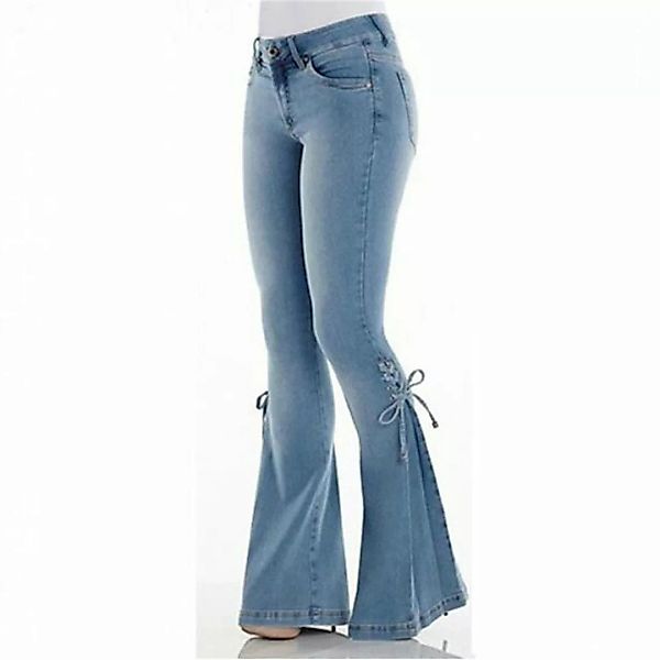 RUZU UG Stretch-Jeans Damenjeans Skinny Jeans Vintage Jeans Jeanshose mit S günstig online kaufen