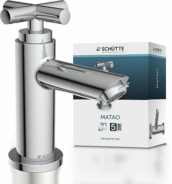 Schütte Waschtischarmatur "Matao" Kaltwasser, Chrom günstig online kaufen