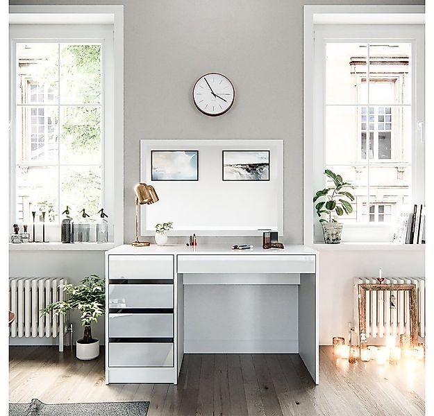 Vicco Schminktisch Sherry, Weiß, 120 cm (1-St) günstig online kaufen