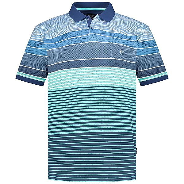 Hajo Poloshirt "Stay Fresh", atmungsaktiv Farbe royalblau Größe: 3XL günstig online kaufen