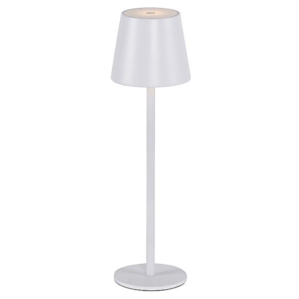Just Light. LED-Akku-Tischleuchte Euria weiß 37 cm x Ø 110 günstig online kaufen