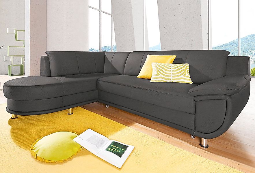TRENDMANUFAKTUR Ecksofa »Rondo, zeitlos und elegant, bequem, L-Form«, wahlw günstig online kaufen
