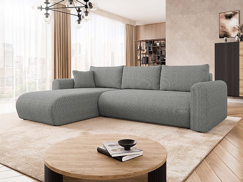 MIRJAN24 Ecksofa Eliwo Cord, mit Schlaffunktion günstig online kaufen