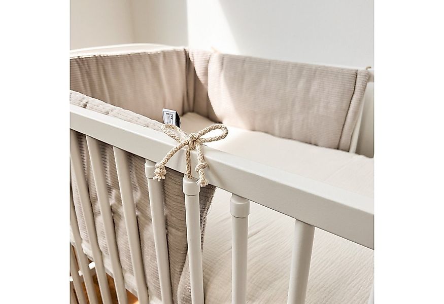LittleANTunique Bettumrandung BABYBETTUMRANDUNG CORD BEIGE Für Bettgröße 12 günstig online kaufen