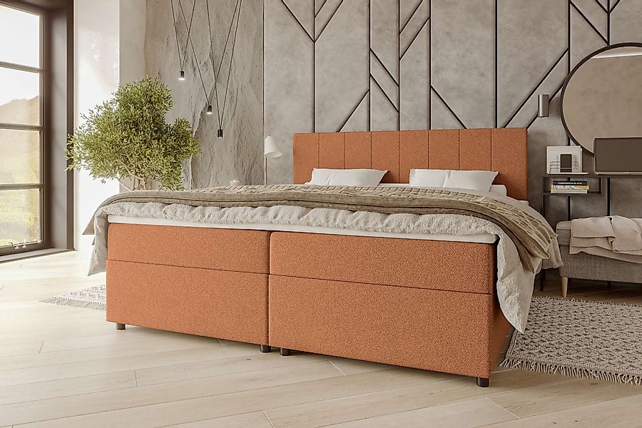 99rooms Boxspringbett Kira (Schlafzimmerbett, Bett), 140/160/180x200 günstig online kaufen