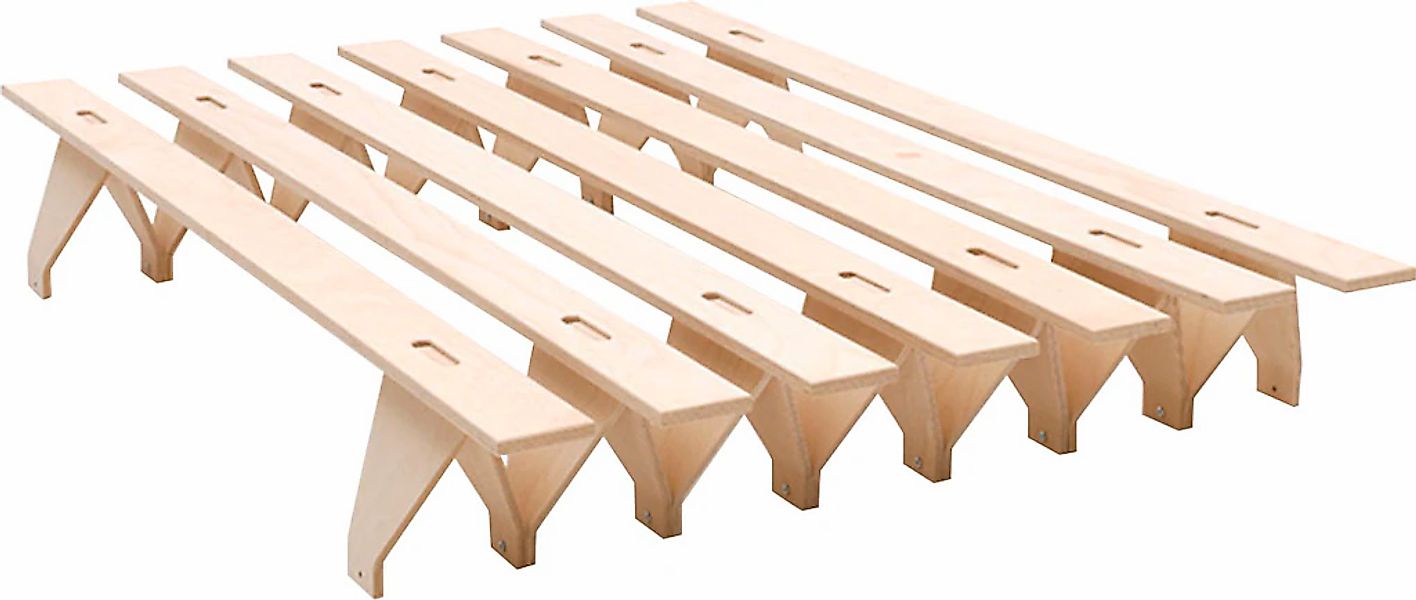 Tojo Bett "lieg" reduziertes Design, in mehreren Breiten, erweiterbar zum F günstig online kaufen