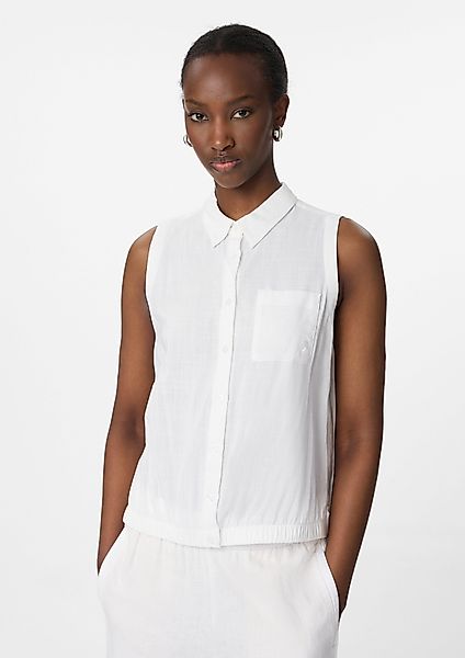 comma casual identity Blusentop Ärmellose Hemdbluse günstig online kaufen