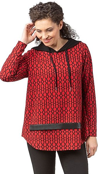 Estefania for woman Tunika 186-7642, mit Lederimitat und Nylonkapuze abgeru günstig online kaufen