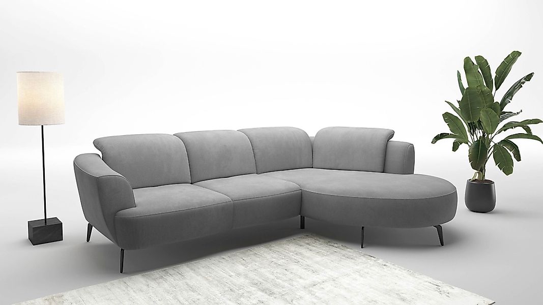 sit&more Ecksofa "Zoe" ink.Sitztiefenverstellung, wahlweise mit Kopfteilver günstig online kaufen
