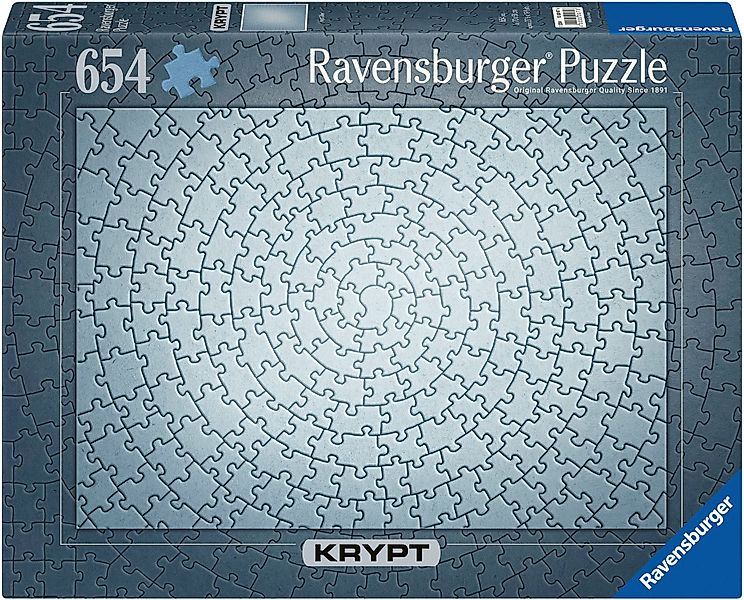 Ravensburger Puzzle Krypt silber, 654 Puzzleteile, günstig online kaufen