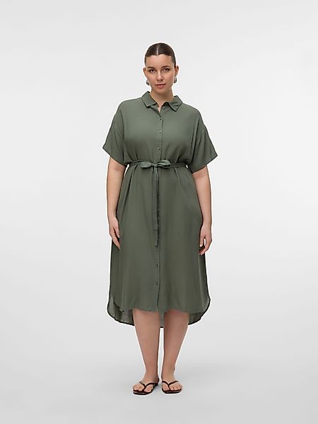 Vero Moda Curve Hemdblusenkleid VMBUMPY SS günstig online kaufen