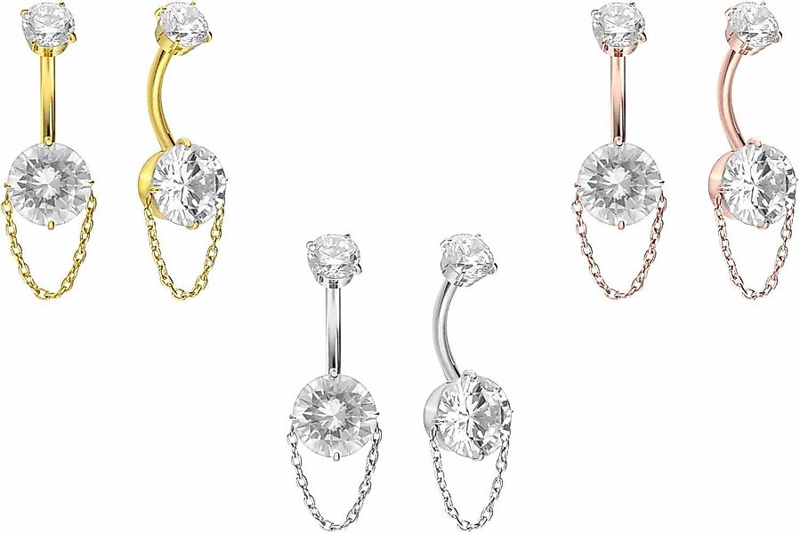 PIERCINGLINE Bauchnabelpiercing Titan Bananabell mit Innengewinde günstig online kaufen