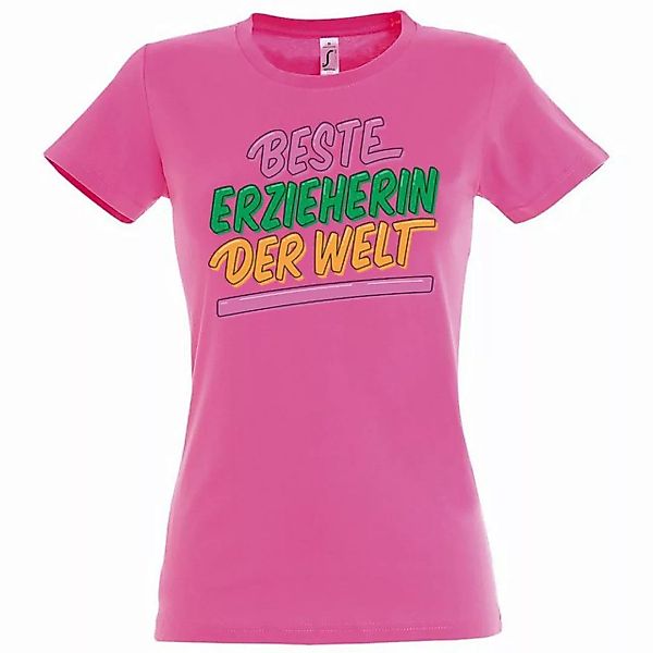 Youth Designz T-Shirt "Beste Erzieherin der Welt" Damen T-Shirt mit modisch günstig online kaufen