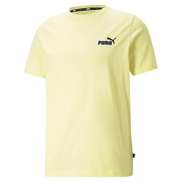 Puma Essential+ Embroidery Logo Kurzarm T-shirt S Yellow Pear / Black / Ele günstig online kaufen