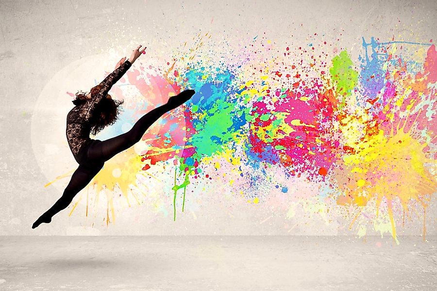 queence Acrylglasbild "tanzende Frau" Abstrakt  Frau  Graffiti  Kunst  Tanz günstig online kaufen
