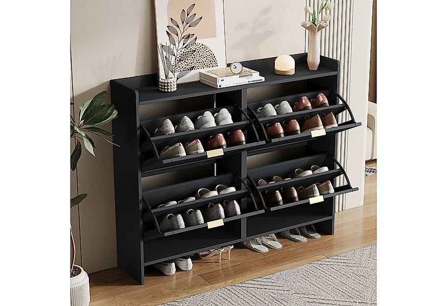 Flieks Schuhschrank (ca 24 Paar Schuhe, 1-St., B110/T24/H90 cm) Schuhregal günstig online kaufen