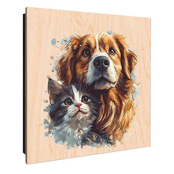 Banjado Großer Schlüsselkasten Holz 30x30cm Schwarz Scharnier Links 50 Hake günstig online kaufen