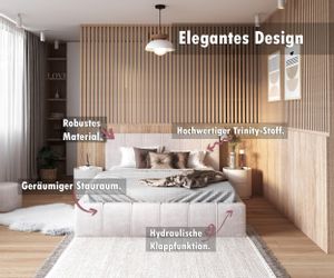 FDM Polsterbett Bettrahmen Bettgestell 90x200, 120x200, günstig online kaufen