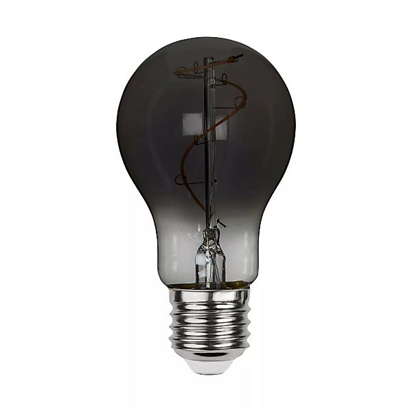 LED-Filamentlampe A60 E27 3W 1800K Rauchglas günstig online kaufen