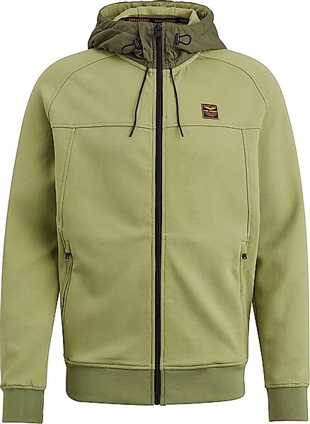 PME Legend Strickjacke Interlock Grün - Größe 3XL günstig online kaufen