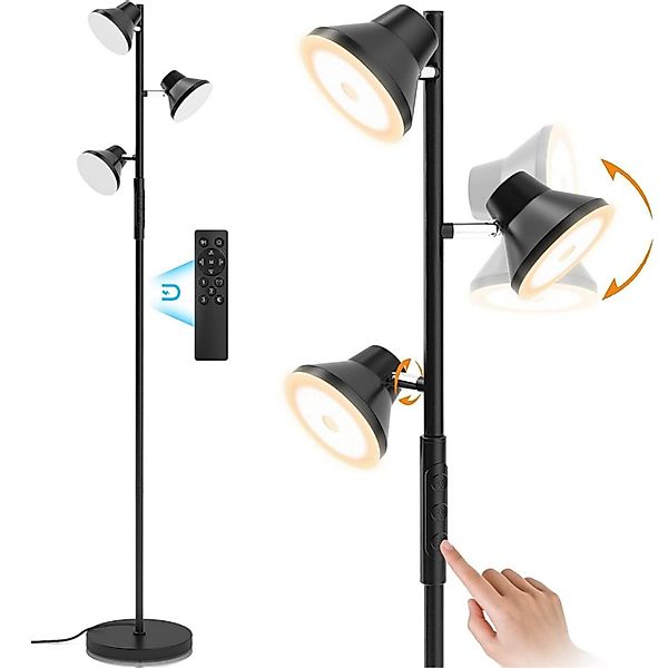 Novostella LED Stehlampe 36W 3 Köpfen günstig online kaufen