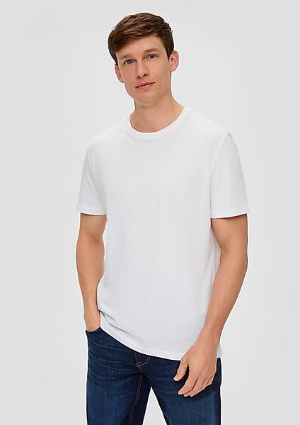 s.Oliver Kurzarmshirt T-Shirt Basic-T-Shirt aus Baumwolle günstig online kaufen