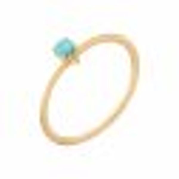 Ring 925 Silber vergoldet Türkis & Weißtopas günstig online kaufen