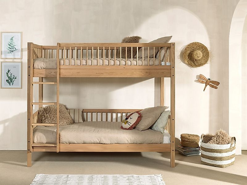 Home affaire Etagenbett Eiche massiv, Made günstig online kaufen