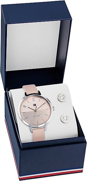 Tommy Hilfiger Quarzuhr 2770187, (Set, 3-tlg., mit 1 Paar Ohrstecker), Armb günstig online kaufen