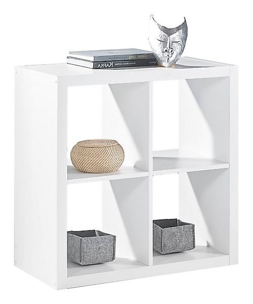 Raumteilerregal STYLE, B 77 cm, H 77 cm, 4 offene Fächer günstig online kaufen