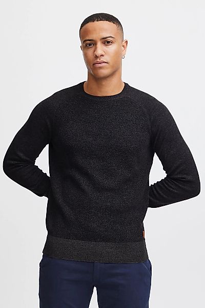 Blend Rundhalspullover "BHGandolf" Strickpullover mit farblich abgesetzten günstig online kaufen