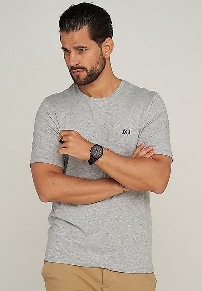 Jack & Jones T-Shirt JJELIF TEE SS CREW NECK Shirt mit kurzen Ärmel aus Bau günstig online kaufen