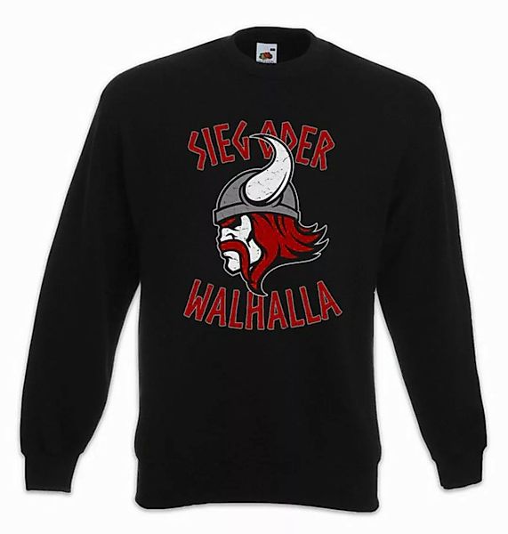 Urban Backwoods Sweatshirt Sieg Oder Walhalla Sweatshirt Asgard Midgard Ase günstig online kaufen