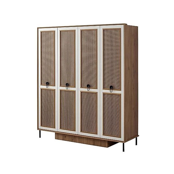 Xlmoebel Kleiderschrank Design Holzschrank für Kinderkleidung in Braun (1-S günstig online kaufen