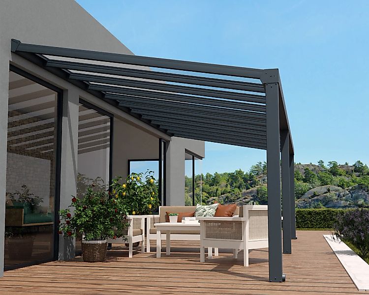 Palram - Canopia Terrassendach "Stockholm Alu Terrassenüberdachung", einfac günstig online kaufen