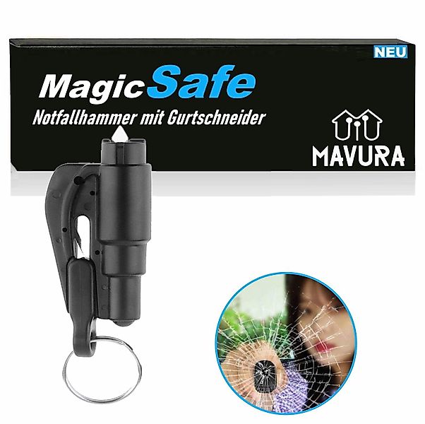 MAVURA Hammer MagicSafe Notfallhammer Rettungswerkzeug mit, günstig online kaufen