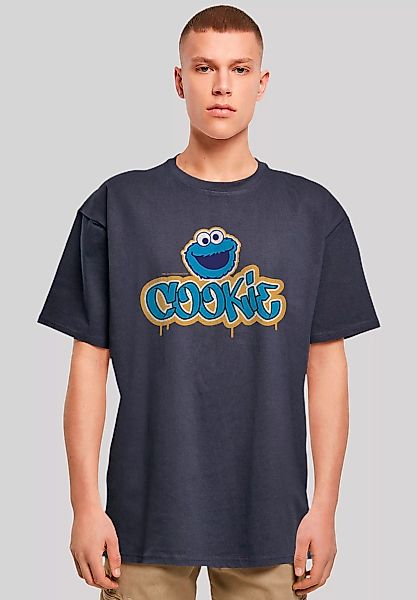 F4NT4STIC T-Shirt "Sesamstraße Cookie Graffiti Logo", Premium Qualität günstig online kaufen