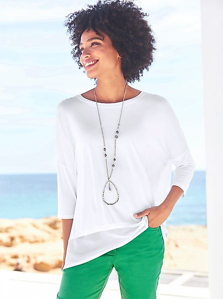 LINEA TESINI by heine Oversize-Shirt "Oversized Shirt" 1 Stk. tlg. günstig online kaufen
