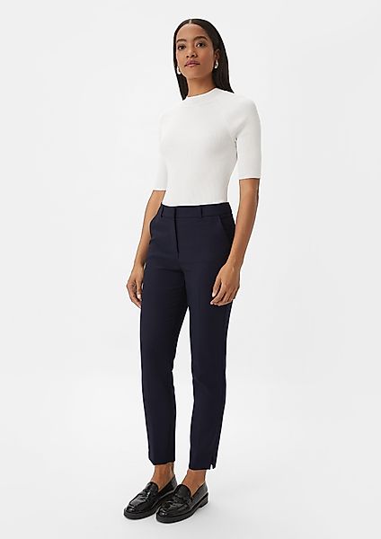 Comma 7/8-Hose Regular: Hose mit Bügelfalten günstig online kaufen