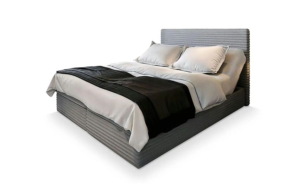 MASSENO Boxbett mit Bettkasten Milara ¦ grau ¦ Maße (cm): B: 140 H: 98 Bett günstig online kaufen