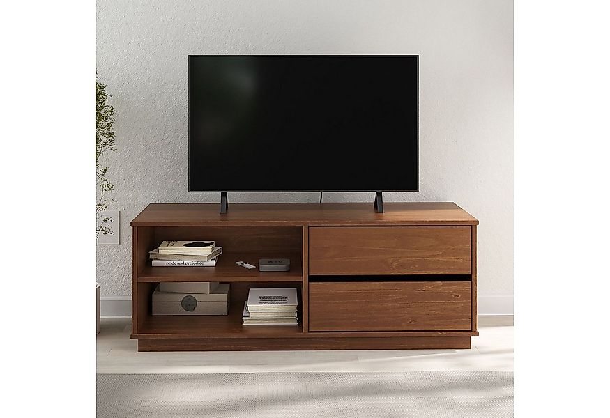 IDIMEX Lowboard MAITE, TV Lowboard in Kastanie farben aus Massivholz 110cm günstig online kaufen