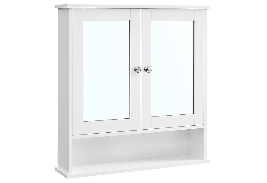 VASAGLE Spiegelschrank Badschrank Wandschrank Hängeschrank Breite 56.5-65cm günstig online kaufen