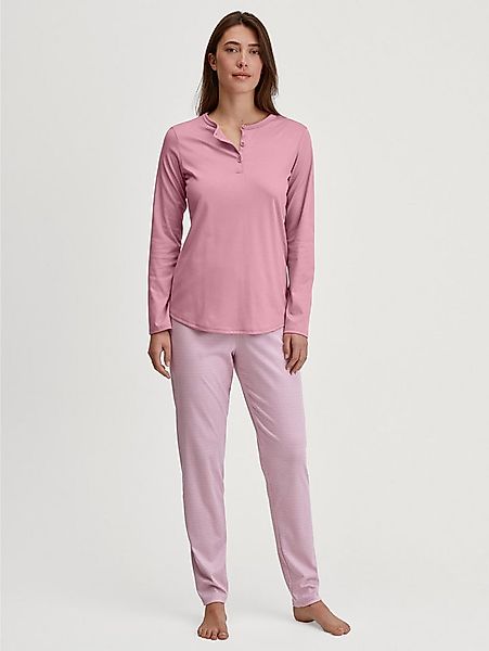 CALIDA Schlafanzug Striped Dreams (2 tlg) mit Kopfleiste, Interlock-Qualitä günstig online kaufen