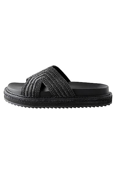Next Forever Comfort® Bast-Pantoletten mit dicker günstig online kaufen