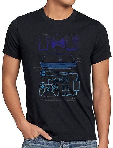 style3 T-Shirt PS2 Retro Gamer PS playstation konsole classic günstig online kaufen