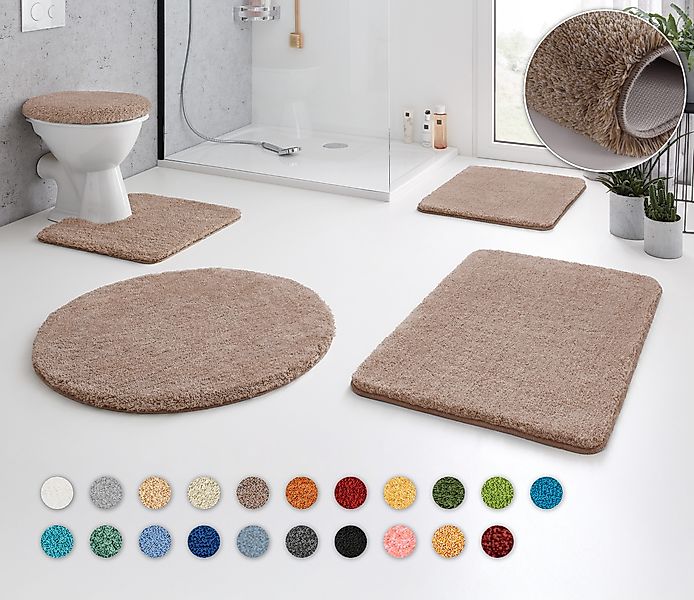 Kleine Wolke Badematte "RELAX" Höhe 30 mm rutschhemmend beschichtet fußbode günstig online kaufen