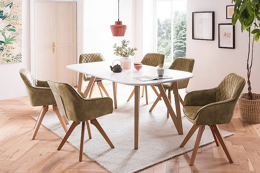 SalesFever Essgruppe, (5-tlg.), Tischbreite 180 cm, Stühle 180° drehbar, mi günstig online kaufen