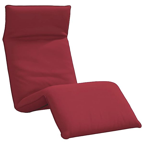 vidaXL Sonnenliege Klappbar Weinrot 175x54x8,5 cm Oxford-Gewebe 4019755 günstig online kaufen