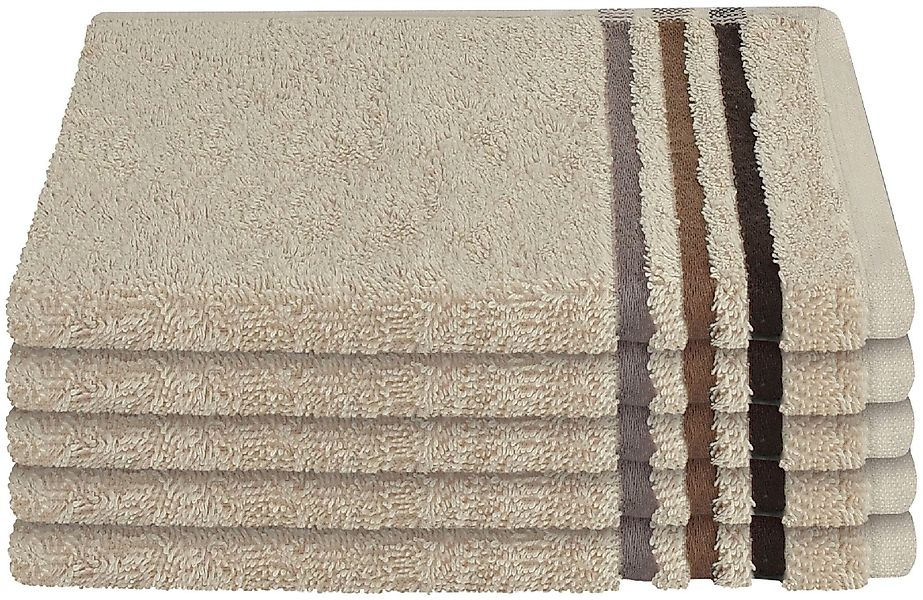 Schiesser Gästehandtücher Skyline Color aus 100 günstig online kaufen