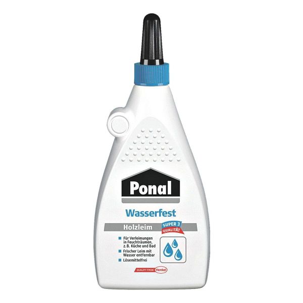 Ponal Holzleim Wasserfest 225 g Flasche trocknet transparent günstig online kaufen